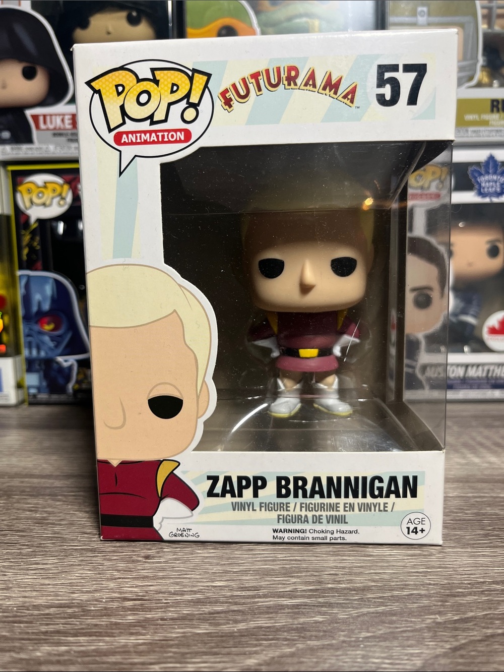 Funko Pop! Futurama Zapp Brannigan Vinyl Figure - Red, Yellow, White
